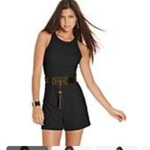 XOXO black sleeveless romper